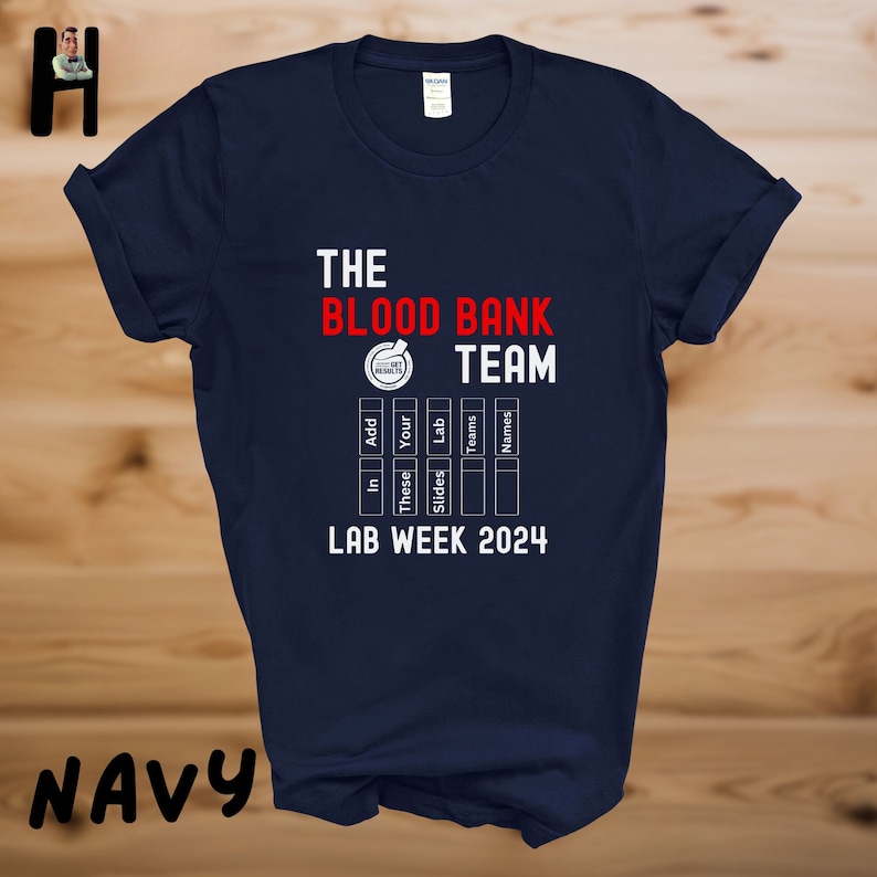 Custom Blood Bank Lab Week 2024 Shirt, Lab Team Tee, Personalized