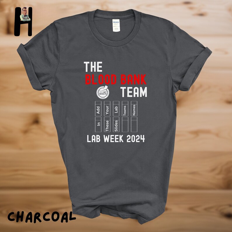 Custom Blood Bank Lab Week 2024 Shirt, Lab Team Tee, Personalized