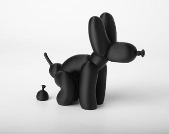 Modern PLA Balloon Dog Sculpture – Pop Art Shelf Decor