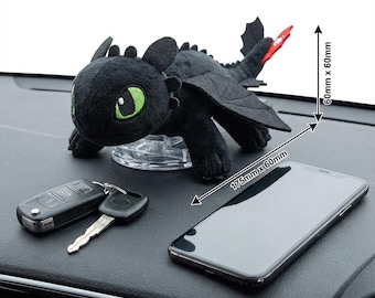 Toothless Car or helmet accessory, HTTYD gift for movie fan.