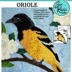 ORIOLE Fabric collage pattern