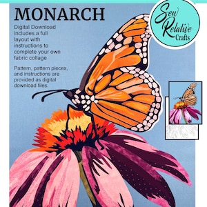 MONARCH Fabric Collage Pattern