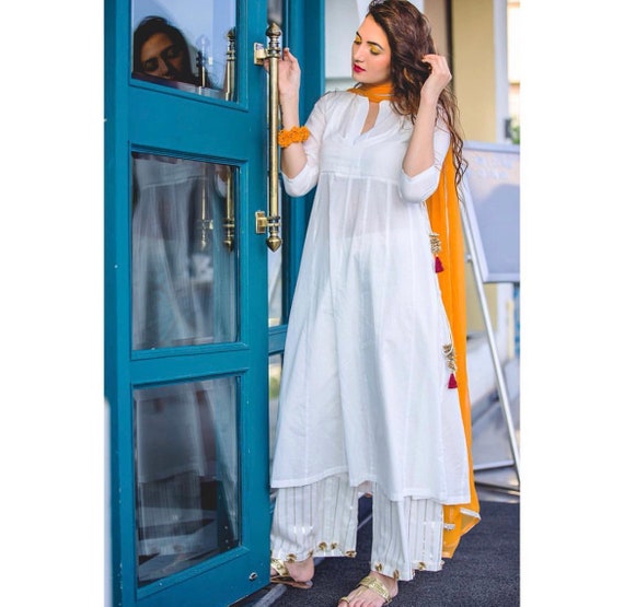 Cotton kurti suit discount