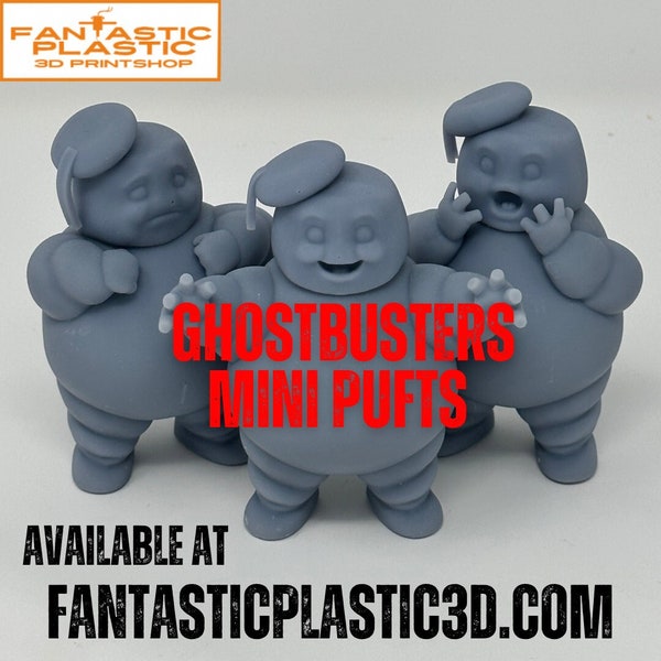 Ghostbusters Mini Pufts figure 3 pack