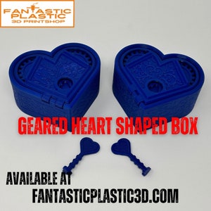 Geared Heart Shaped Box