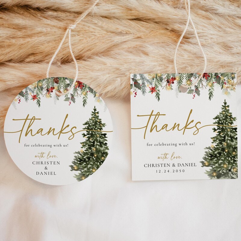 Christmas Boho Labels - Etsy UK