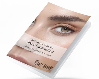 Brow lamination training manual