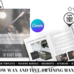 Waxing and tint  training manual