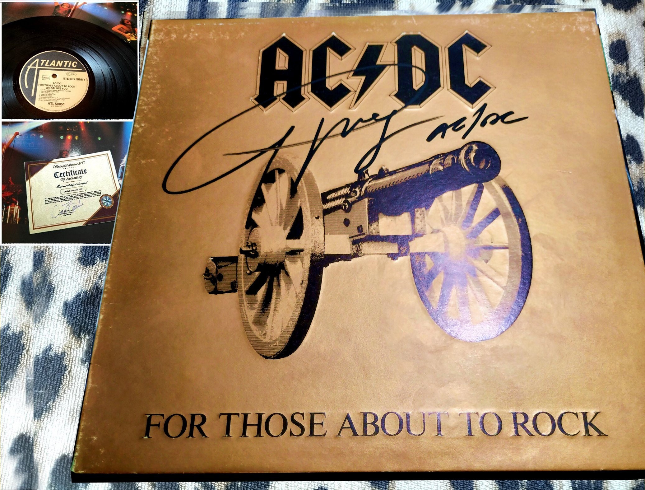 VINILOS, AC/DC - FOR THOSE ABOUT TO ROCK (WE SALUTE YOU)