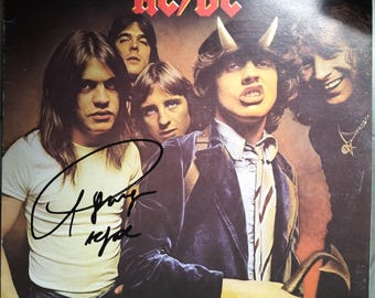 レアacdc 直筆サインac/dc