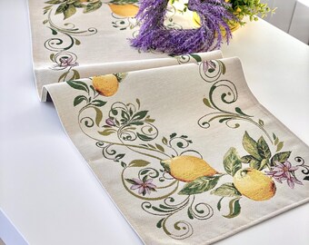 Vorysum Runner Da Tavolo Moderno Impermeabile Floreale Runner Tavola Nero Dalie Stagionale Autunno Cucina Decorazione Per Interni, Vacanze, Feste, Matrimoni 33 X 183 Cm - 3