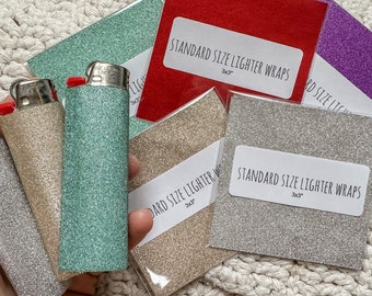 Glitter Lighter Wraps (Standard Size)