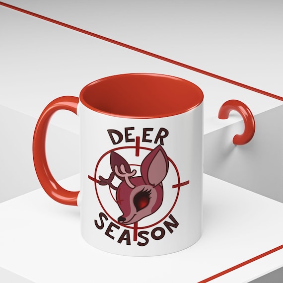 Lucifer Morningstar Deer Season Coffee Mug – Hazbin Hotel Fan Art
