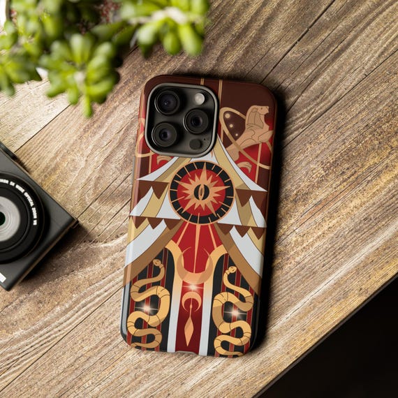 Lucifer Morningstar, King, Hazbin Hotel Phone Case: Durable Dual-Layer Fanart