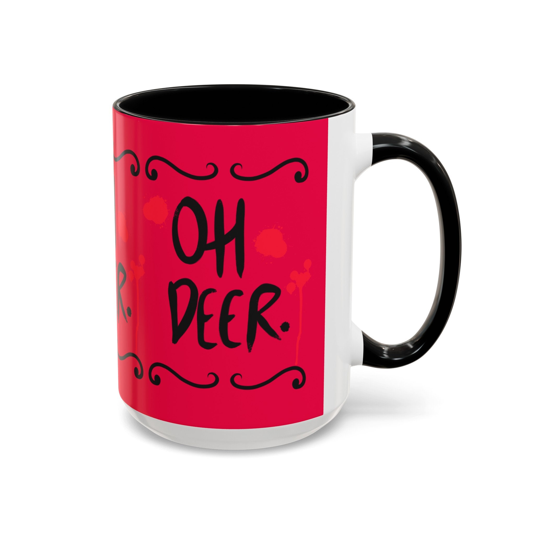 ハズビン ホテル アラスター マグカップ - 「OH DEER」ファンアート 