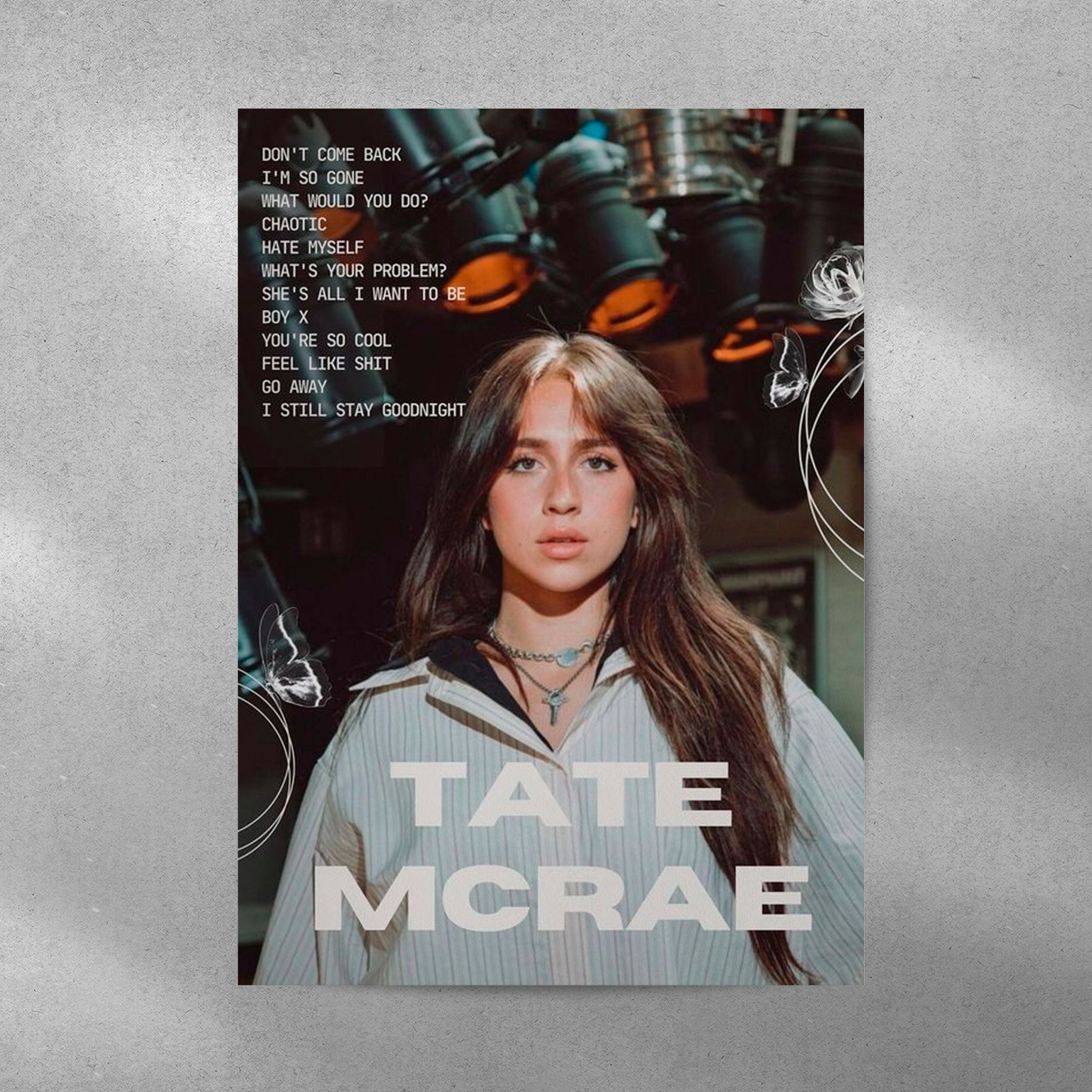Tate Mcrae Graphic Poster Tate Mcrae Beautiful Poster Tate Etsy Australia