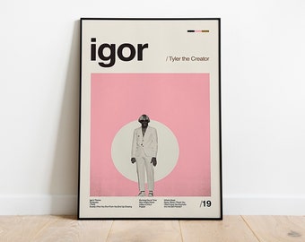 Vote Igor Poster, Tyler the Creator IGOR Illustrated Poster sold by ChaZhan  | SKU 38622866 | Printerval