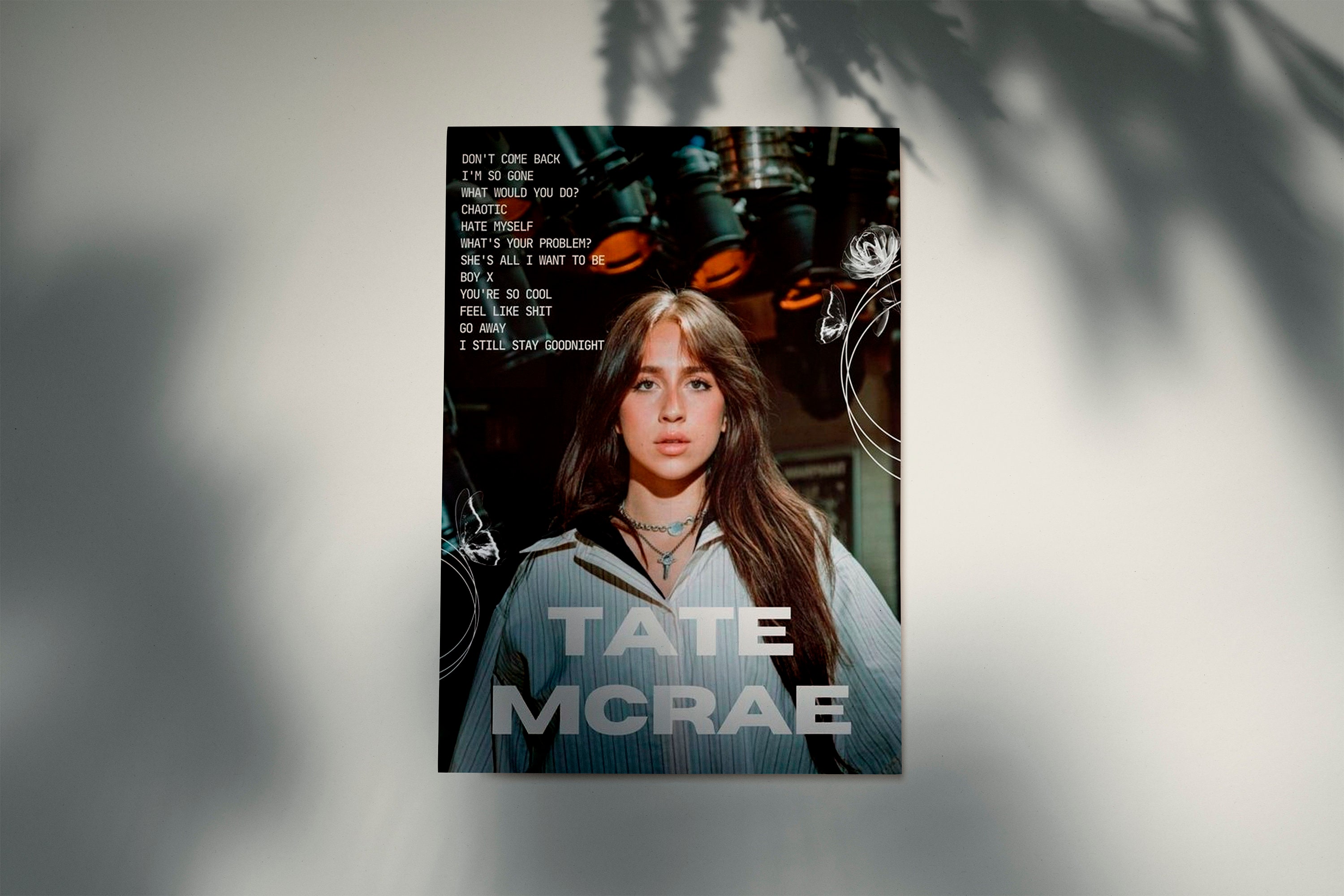 Tate McRae Graphic Poster, Tate McRae Beautiful Poster sold by Paraguay