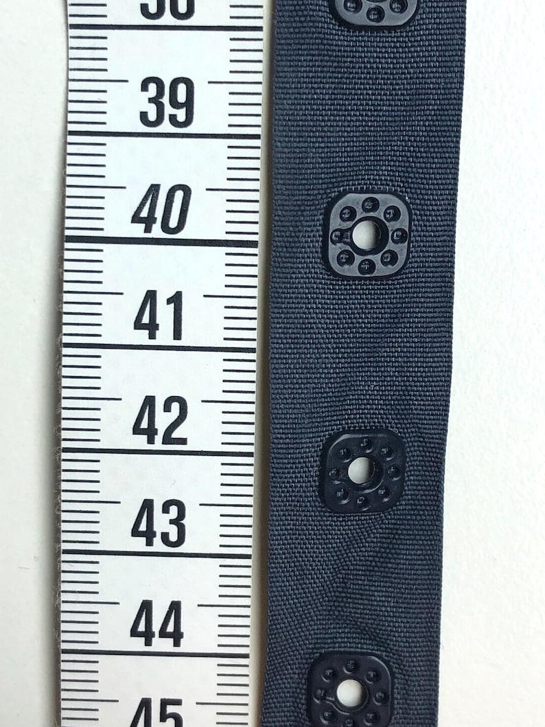 Druckknopfband 18 mm breit, außergewöhnliche Farben, Knopf-Abstand 15 mm, Band mit Kunstoff-Druckknöpfen Bild 3