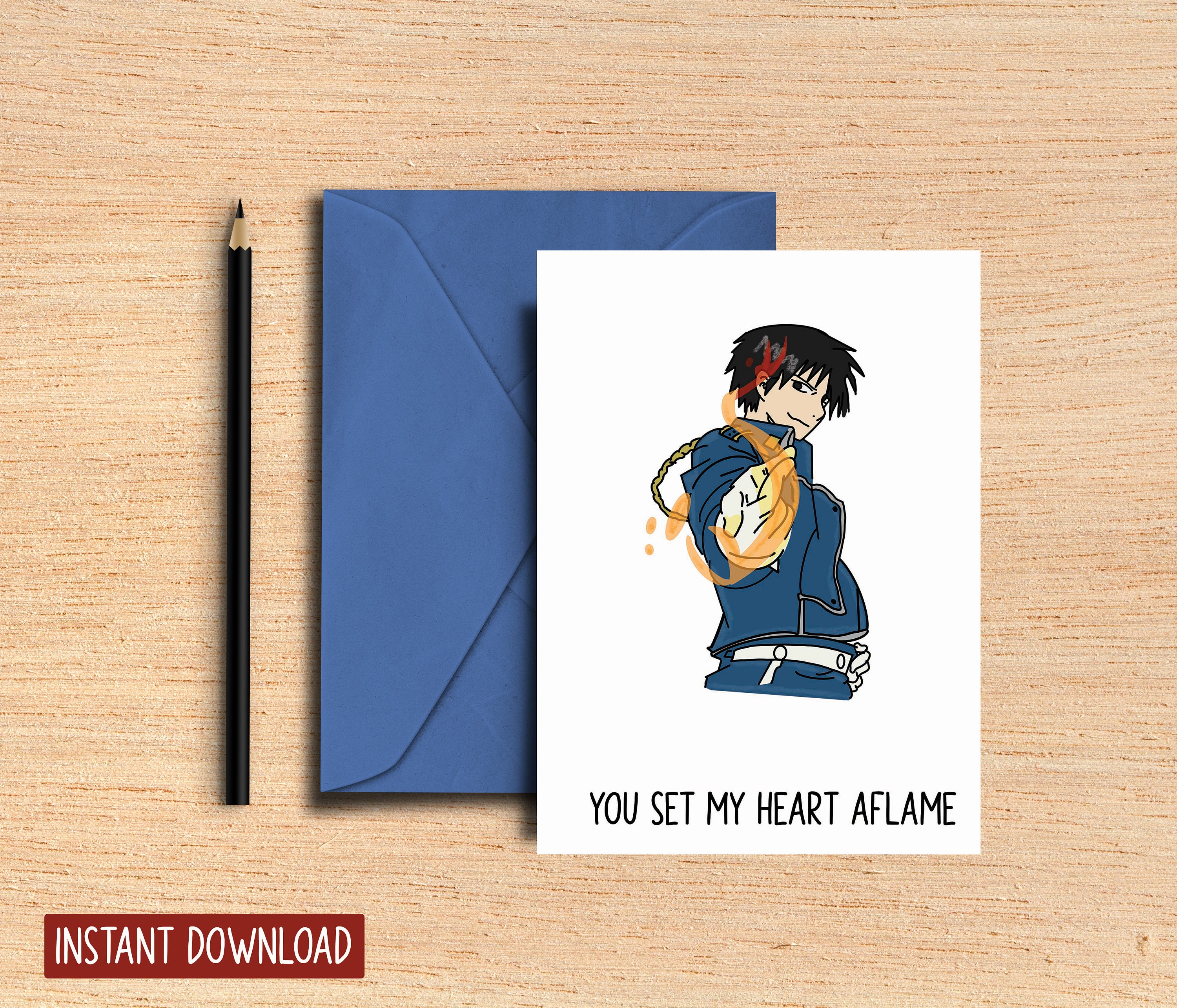 Cute anime couple kissing Greeting Card for Sale by NermyCupcakes