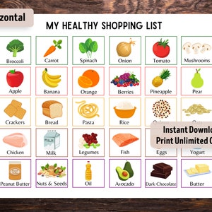 Printable Grocery Store List for Kids, Designed by Dietitian Mom ...