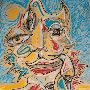 DP030 Self portrait, remission, expressive #?