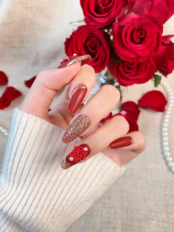 For Sally ❤️ Amazing Chinese New Year's Nail Designs depicting traditional  Chinese icons in artwork form❤️Happy New Year ever... | Instagram