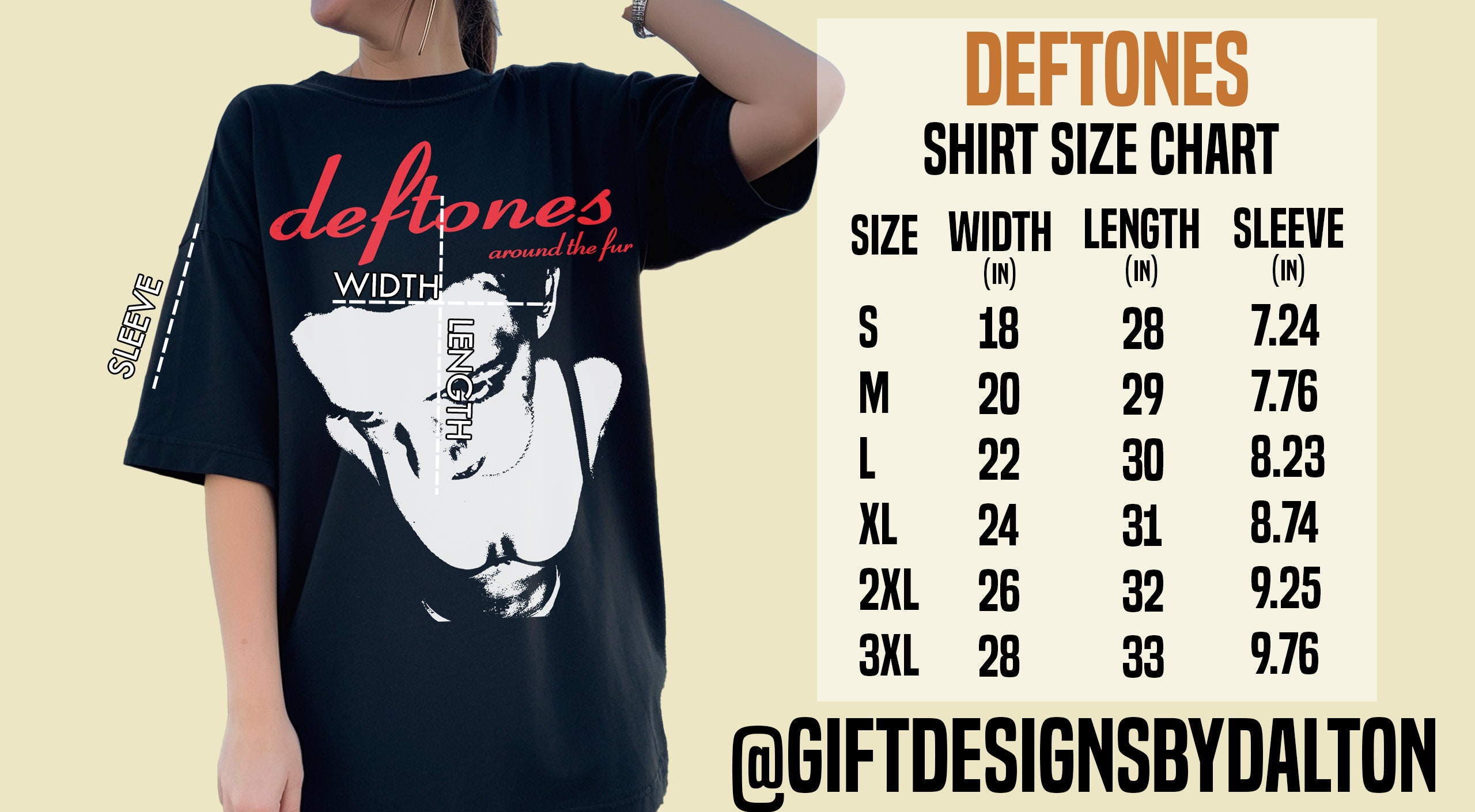 DEFTONES SHIRT, Deftones Hoodie, Deftones Tshirt, Around the Fur