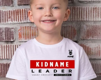 Custom CrossFit Games T-Shirt for Kids - Personalized WOD Tee for CrossTraining Kids athletes