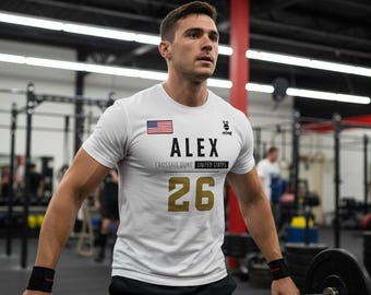Custom CrossFit Games T-Shirt - Personalized WOD Tee for CrossTraining Athletes