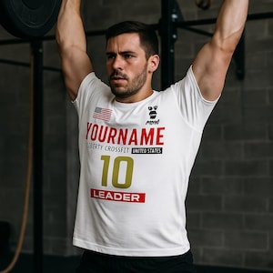 Custom CrossFit Games T-Shirt - Personalized WOD Tee for CrossTraining Leader