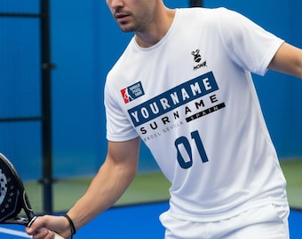 Custom Padel T-Shirt - Personalized Tee for Padel Athletes