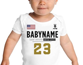 Custom CrossFit Hyrox Games 2024 Body - Personalized WOD body for CrossTraining baby athletes