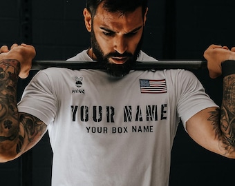 Custom CrossFit Games T-Shirt - Personalized WOD Tee for CrossTraining Athletes