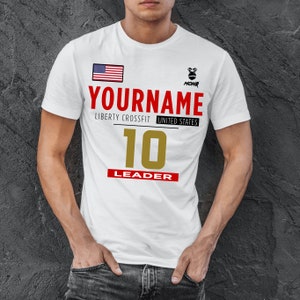 T-shirt personalizzata CrossFit Hyrox Games 2024 - T-shirt WOD personalizzata per leader del CrossTraining