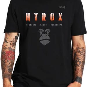 T-shirt Hyrox personalizzata - T-shirt WOD personalizzata per atleti di crosstraining