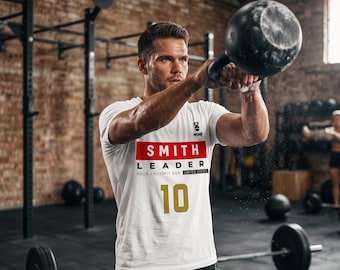 Custom Fitness Athlete Shirt - Personalized Functional Training Tee, Hybrid Fitness Racing Jersey, Custom Gym Team Top, Workout Gift