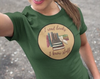 Camiseta de lectura de libros