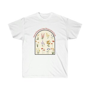 Verspreid vriendelijkheid zoals Wildflower Seeds Tshirt