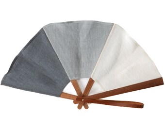 Pure Linen Mini Cortina Fans