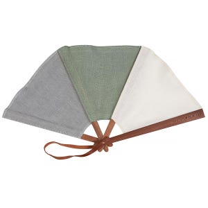 Linen hand fan TARIFA