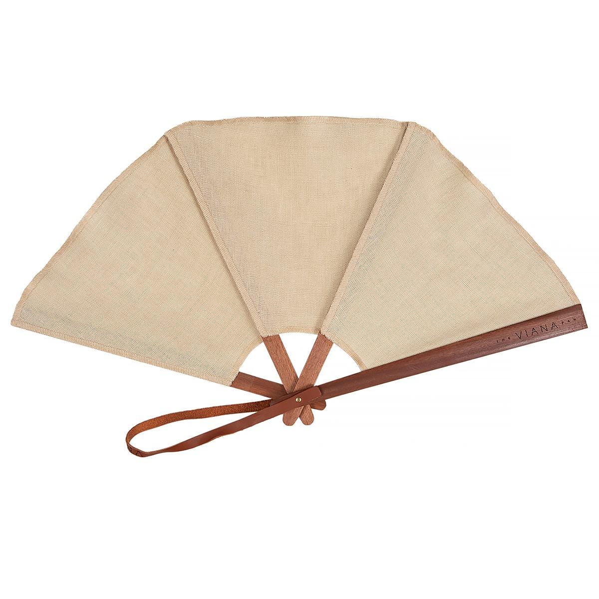 Linen hand fan MARRAKECH