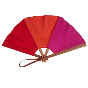 Linen hand fan MINI STROMBOLI