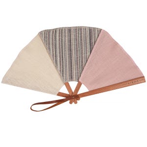 Linen hand fan SAINT-JULIEN