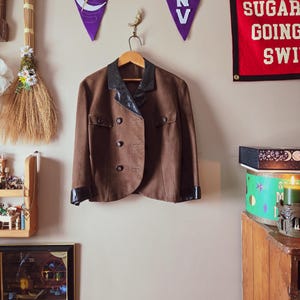 Vintage Leather and Suede Tilopel jacket