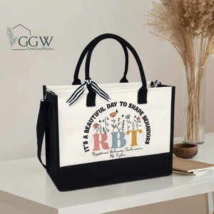 RBT Registered Behavior Technician Tote Bag, It's A Beautiful Day To Shape Behaviors,  ABA Gifts, Behavior Analyst Gifts, Behavior Tech Gift