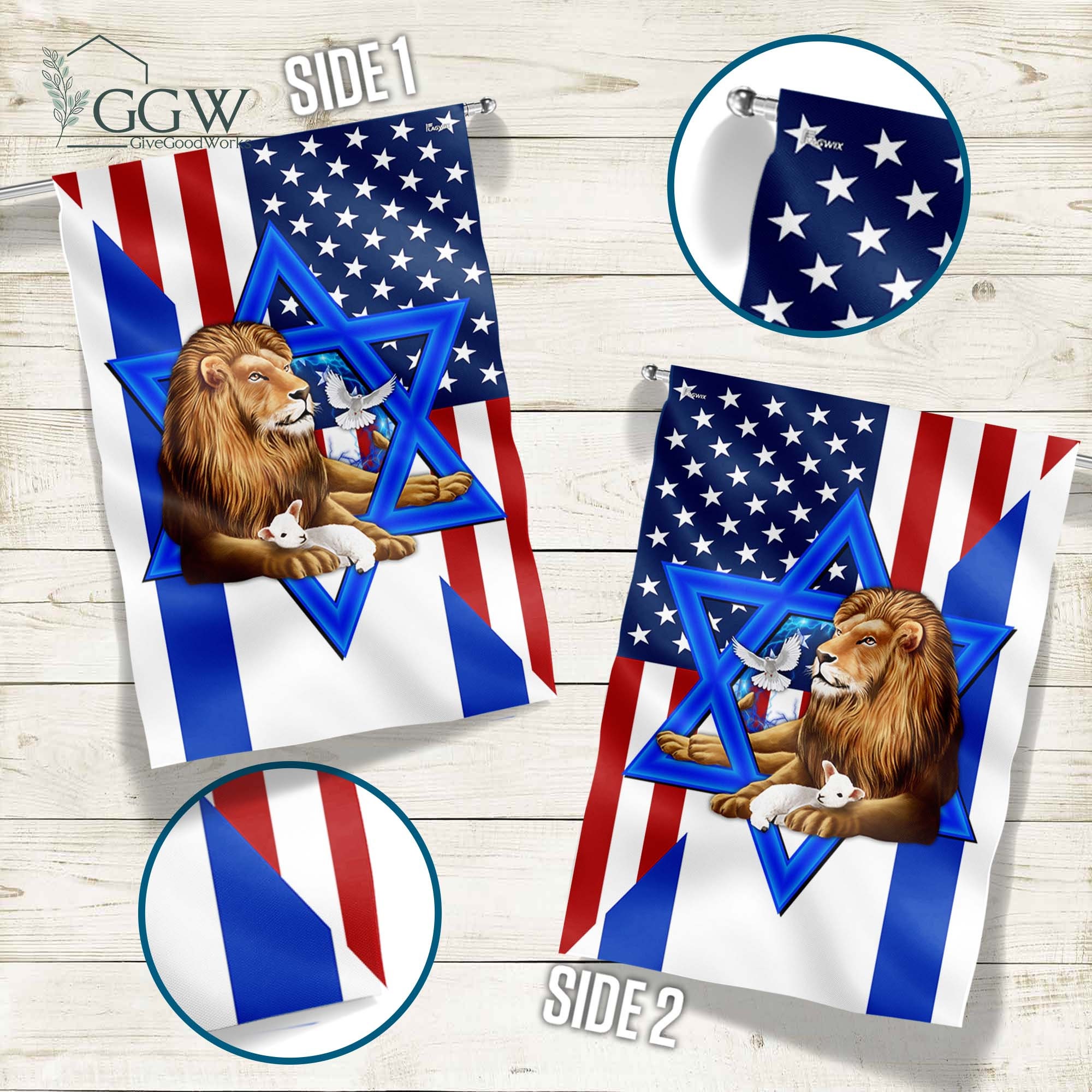 Discover American Israel Israeli Flag, Lion Of Judah American Israeli Flag