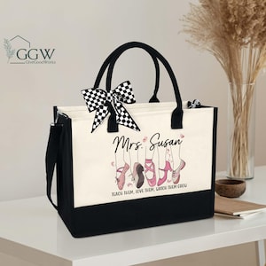 Cadeau professeur de danse, cadeaux de remerciement pour professeur, sac fourre-tout pour danse classique, cadeau professeur de danse classique, maman danseuse, cadeau danseuse, cadeau pour danseuse