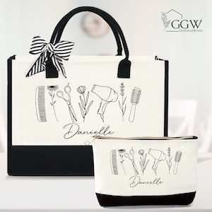 Hairstylist Tote Bag, Hairdresser Gift Bag, Hairstylist Gift, Hair Dresser Bag, Cosmetology Gift, Hair Therapist Bag, Gift for Hairdresser