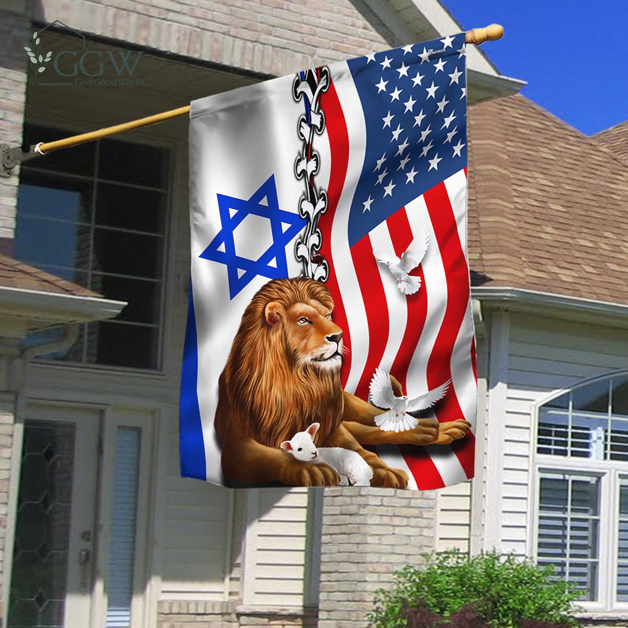 Discover American Israel Israeli Flag, Lion Of Judah American Israeli Flag